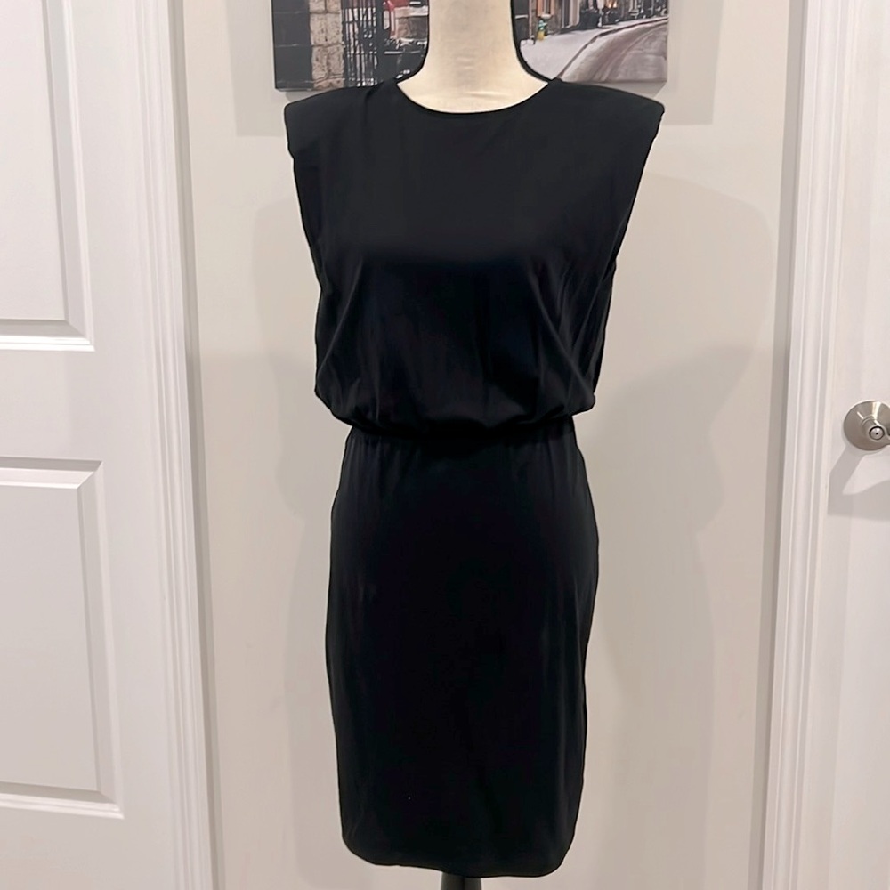Express Cap Sleeve Blouson Dress